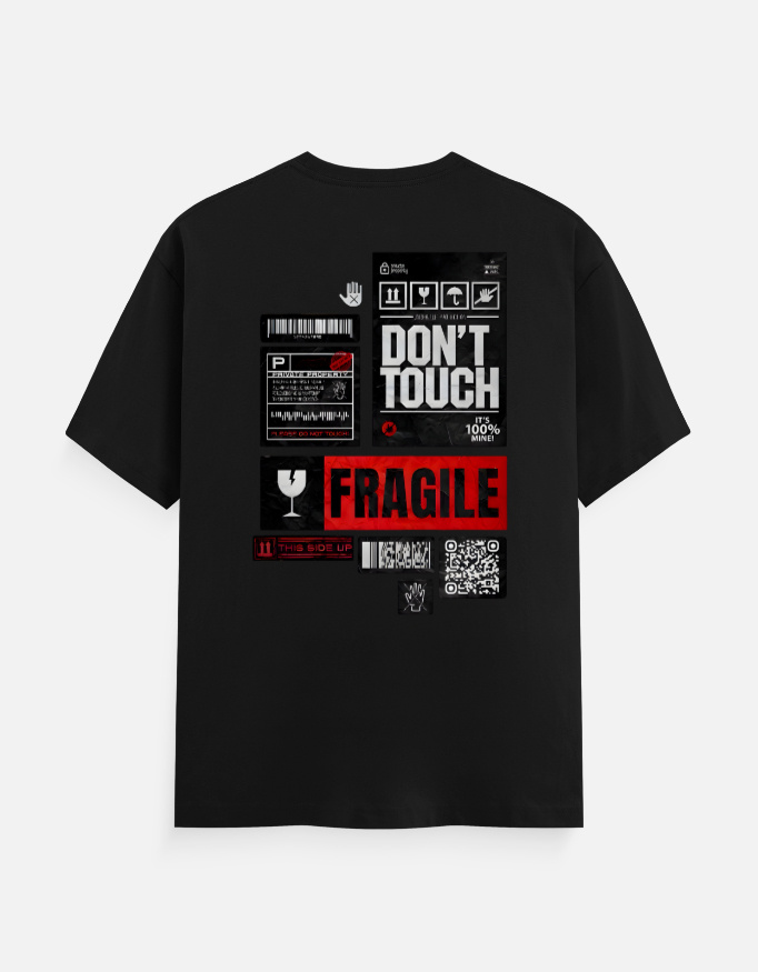 Unisex "DON'T TOUCH - FRAGILE" Classic Crew T-Shirt